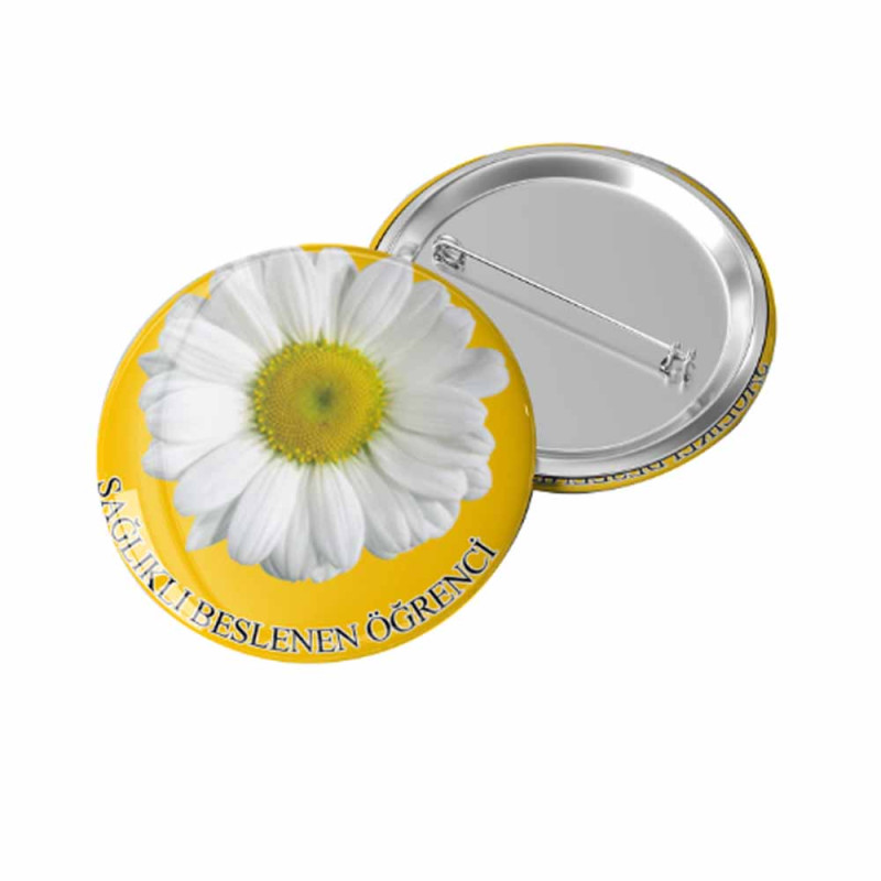 Sağlıklı Beslenen Öğrenci Rozeti | Motivasyonel Öğrenci Ödülü Sağlıklı Beslenen Öğrenci Rozeti - Beslenme Dostu Okul Aksesuarı