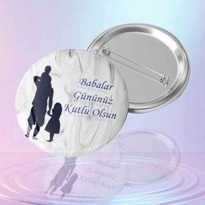 Babalar Günü Özel Rozeti | Baba Sevgisi Buton Rozet Babalar Günü Özel Rozeti | Baba Sevgisi Buton Rozet