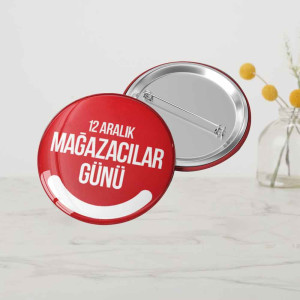 Özel Mağazacılar Günü Rozeti | Kaliteli Metal Rozet | Mağaza Çalışanları İçin Özel Mağazacılar Günü Rozeti | Kaliteli Metal Rozet | Mağaza Çalışanları İçin