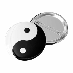 Yin Yang Rozeti | Enerji Denge Rozeti | Paslanmaz Çelik Yin Yang Rozeti | Enerji Denge Rozeti | Paslanmaz Çelik