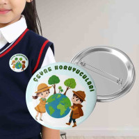 Çevre Dedektifi ve Koruyucuları Rozeti - Eko Okul ve Sıfır Atık Projesi Ödül Seti