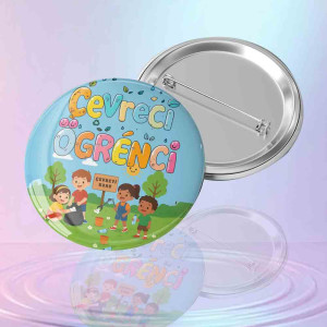 Öğrenci Motivasyon Rozeti - "Çevreci Öğrenci" (Çevre Koruma Temalı) Öğrenci Motivasyon Rozeti - "Çevreci Öğrenci" (Çevre Koruma Temalı)