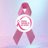 Meme Kanseri Farkındalık Rozeti - Pembe Kurdeleli ve Sloganlı Set