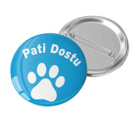 Pati Dostu Rozet - Hayvansever Destek Rozeti
