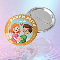 Akran Dostu Rozeti | Okul Projesi ve Akran Zorbalığına Karşı Farkındalık Rozeti