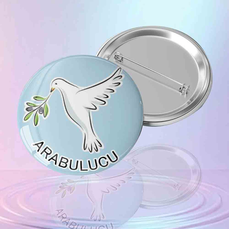Güvercin Temalı Arabulucu Rozeti - Barış ve Uzlaşı Sembolü guvercin-temali-arabulucu-rozeti-barıs-sembolü