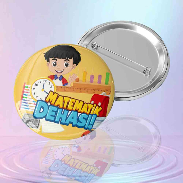 Matematik Dehası Öğrenci Başarı ve Motivasyon Rozeti matematik-dersi-materyalleri-ile-suslenmis-matematik-dehasi-yazili-ogrenci-basari-ve-motivasyon-icin-igneli-yaka-rozeti