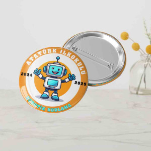 Kişiye Özel Robotik Kodlama Rozetleri Kişiye Özel Robotik Kodlama Rozetleri