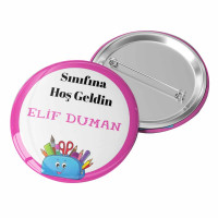 Sınıfına Hoş Geldin Rozeti | Öğrenciler İçin Karşılama