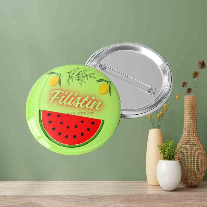 Filistin Temalı Özgürlük Rozeti - Buton Rozet Tasarımı filistine-ozgurluk-temali-rozet