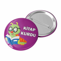 Öğrenci Kitap Kurdu Rozetim | Okuma Başarı Rozeti