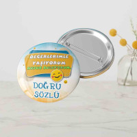 Değerler Eğitimi Dua Ediyorum Rozeti | Kuran Kursu Ödül Rozeti