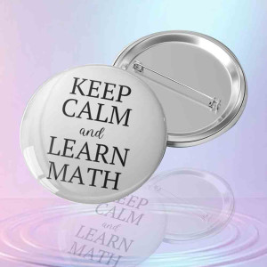 Keep Calm and Learn Math Rozeti - Matematik Motivasyon Ürünü Keep Calm and Learn Math Rozeti - Matematik Motivasyon Ürünü