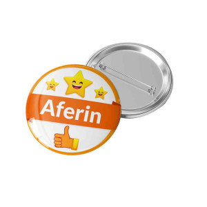 Aferin Rozeti | Başarı ve Motivasyon Rozeti Aferin Rozeti | Başarı ve Motivasyon Rozeti