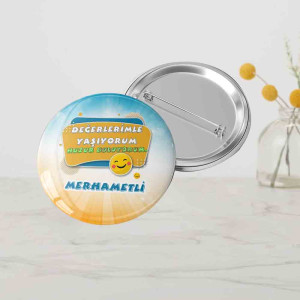 Değerler Eğitimi Merhametli Rozeti | Okul Motivasyon Rozeti Değerler Eğitimi Merhametli Rozeti | Okul Motivasyon Rozeti