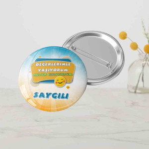 Değerler Eğitimi Saygılı Rozeti | Ödüllendirme Rozeti