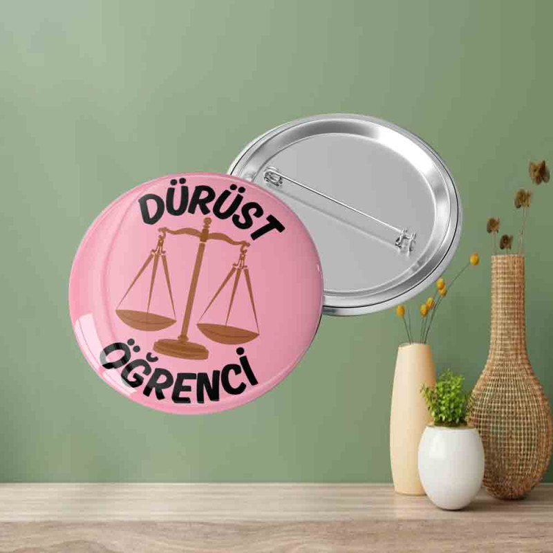 Dürüst Öğrenci Rozeti - Değerler Eğitimi İçin Motivasyon Rozeti durust-ogrenci-rozetleri-okul-motivasyon