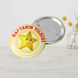 Öğrenci Motivasyon Rozeti | Haftanın Yıldızı Öğrenci Motivasyon Rozeti | Haftanın Yıldızı