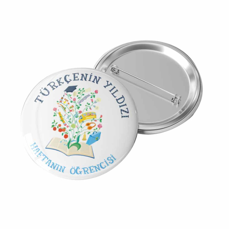 Türkçe Başarı Rozetleri – 44 mm Metal Motivasyon Rozeti turkce-basari-rozetleri-metal-rozet