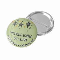 Türkçe Yıldızı Rozeti | Haftanın Öğrencisi İçin Motivasyon Rozeti