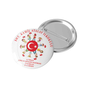 23 Nisan Çocuk Bayramı Kutlu Olsun Rozet 23 Nisan Çocuk Bayramı Kutlu Olsun Rozet
