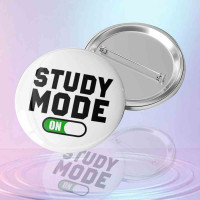 "Study Mode On" Motivasyon Rozeti - Ders Çalışma Odaklı Tasarım