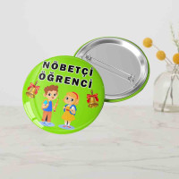 Okul Nöbetçi Rozeti | Öğrenci Görev Rozeti