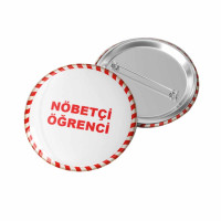 Okul Nöbetçi Rozeti | Öğrenci Görev Rozeti