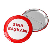 Sınıf Lideri Rozeti | Öğrenci Görev Rozeti
