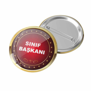 Sınıf Lideri Rozeti | Öğrenci Görev Rozeti Sınıf Lideri Rozeti | Öğrenci Görev Rozeti