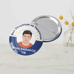 Artık Okuyorum Rozetleri | Öğrencilere Özel