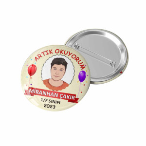 Artık Okuyorum Rozetleri | Öğrencilere Özel Hediye Artık Okuyorum Rozetleri | Öğrencilere Özel Hediye