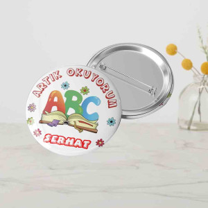 Artık Okuyorum Rozetleri | Öğrencilere Özel Hediye Rozeti Artık Okuyorum Rozetleri | Öğrencilere Özel Hediye Rozeti