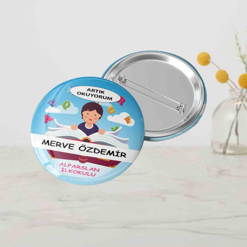 Artık Okuyorum Rozeti - Öğrencilere Hediye artik-okuyorum-rozet-ogrencilere-ozel-hediye