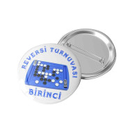 Reversi Turnuvası Rozeti | Zeka Oyunları Başarı Rozeti