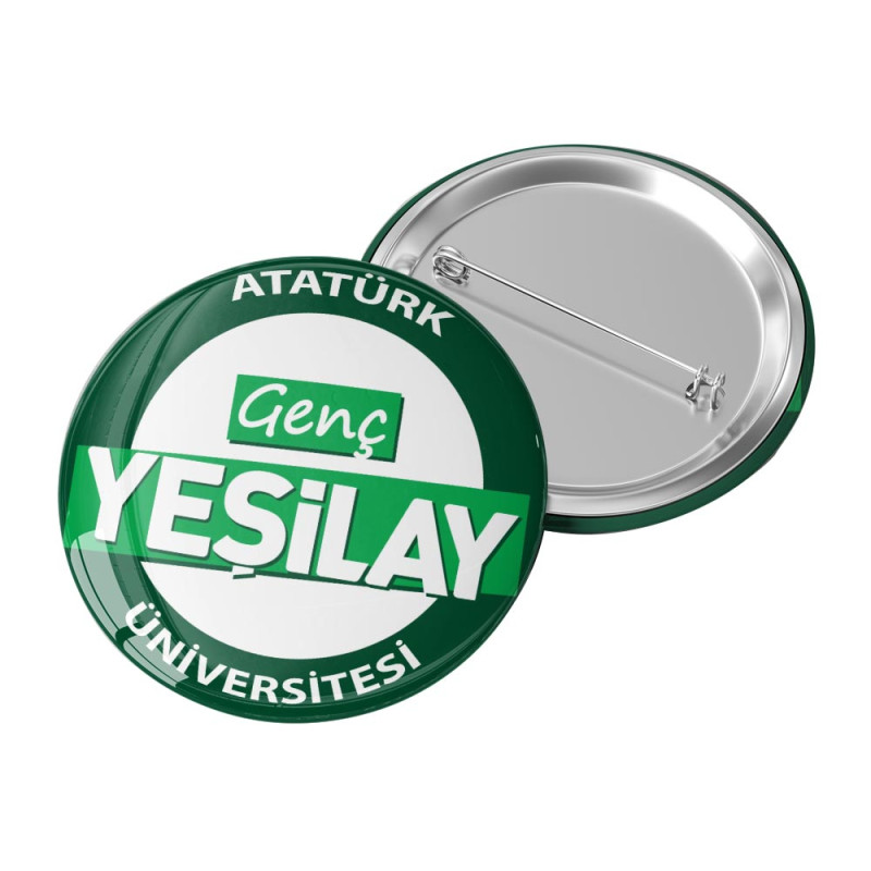 Yeşilay Haftası Rozetleri - Sağlıklı Yaşam Rozet Seti yesilay haftasi rozetleri saglikli yasam aksesuari
